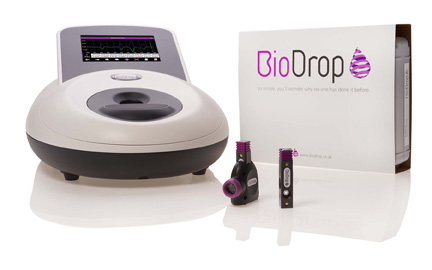 BioDrop CUVETTE and BioDrop UV/Vis spectrophotometers